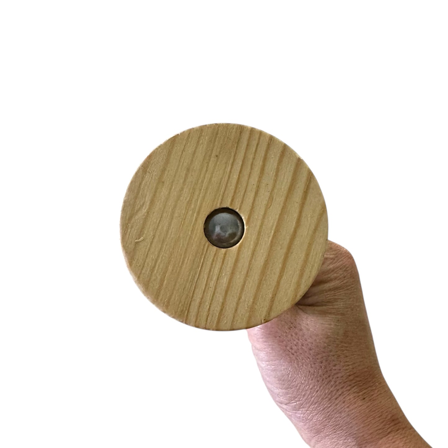 Wooden Cabasa Hand Percussion – Natural Wood Rhythm Instrument with Metal Beads, Latin Music Shaker