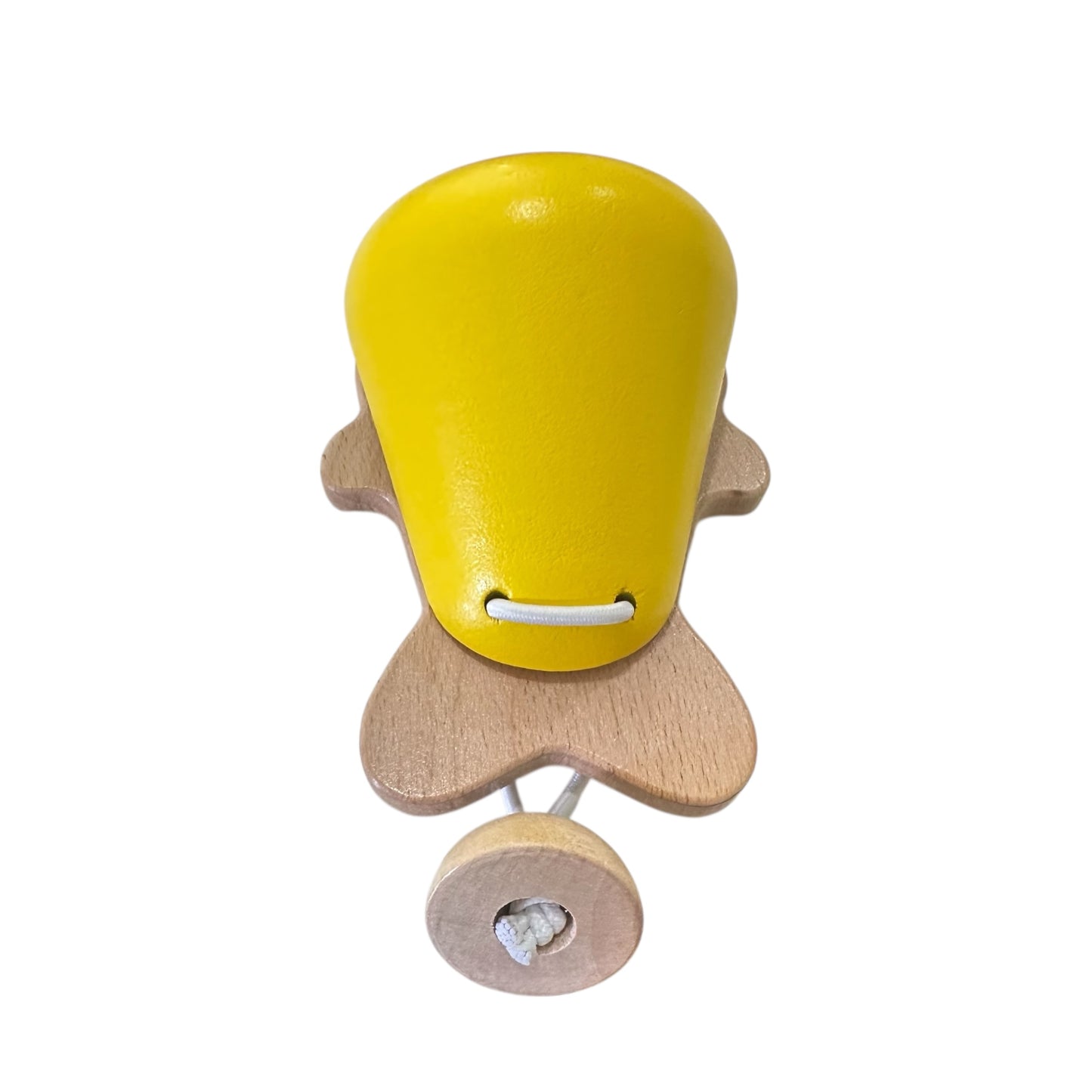 Wooden Fish Castanet | Montessori Music Toy, Sound Therapy Yellow