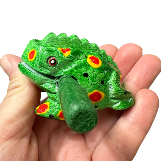 1.5" Extra Small Spring Frog Musical Frog Percussion Instrument