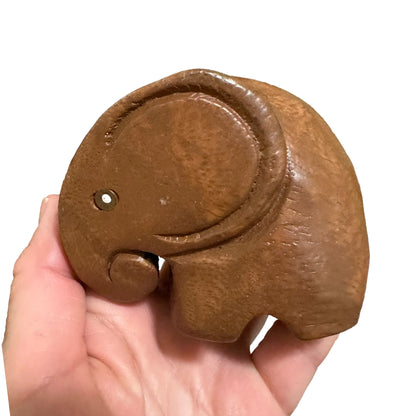 Dark Oak Charming Elephant