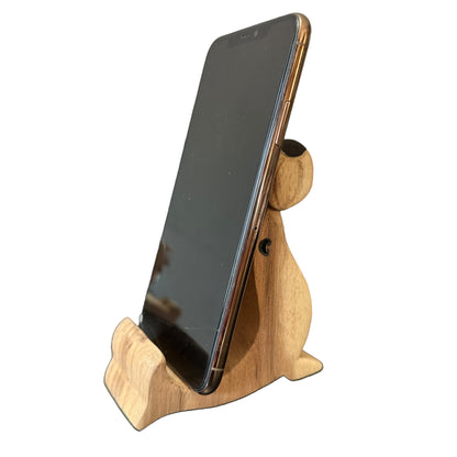 Wooden Seal Phone Holder