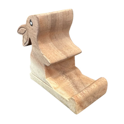 Wooden Cute Rabbit Phone Holder