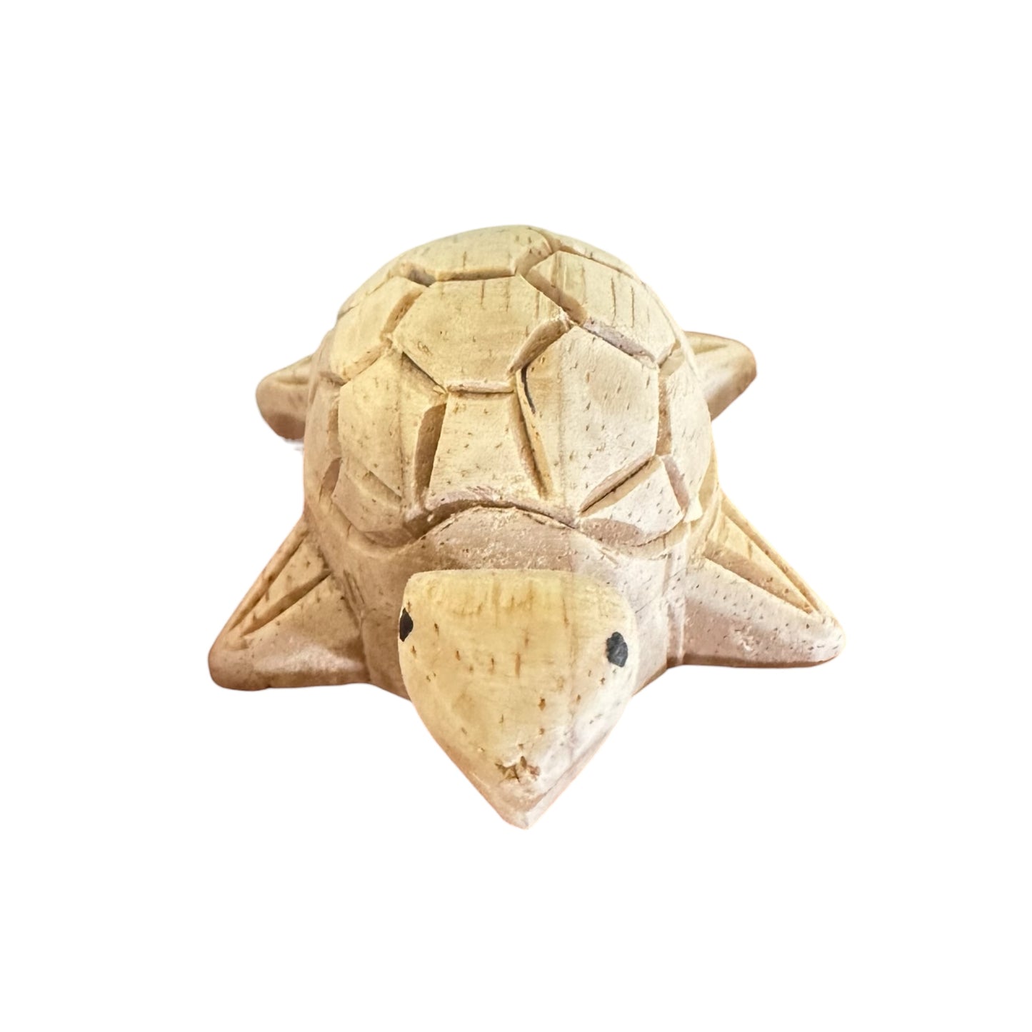 Mini Wooden Turtle Figurine