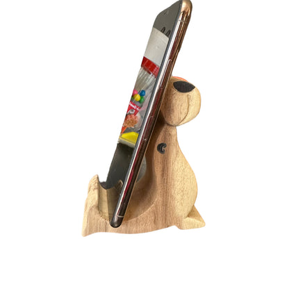 Wooden Seal Phone Holder