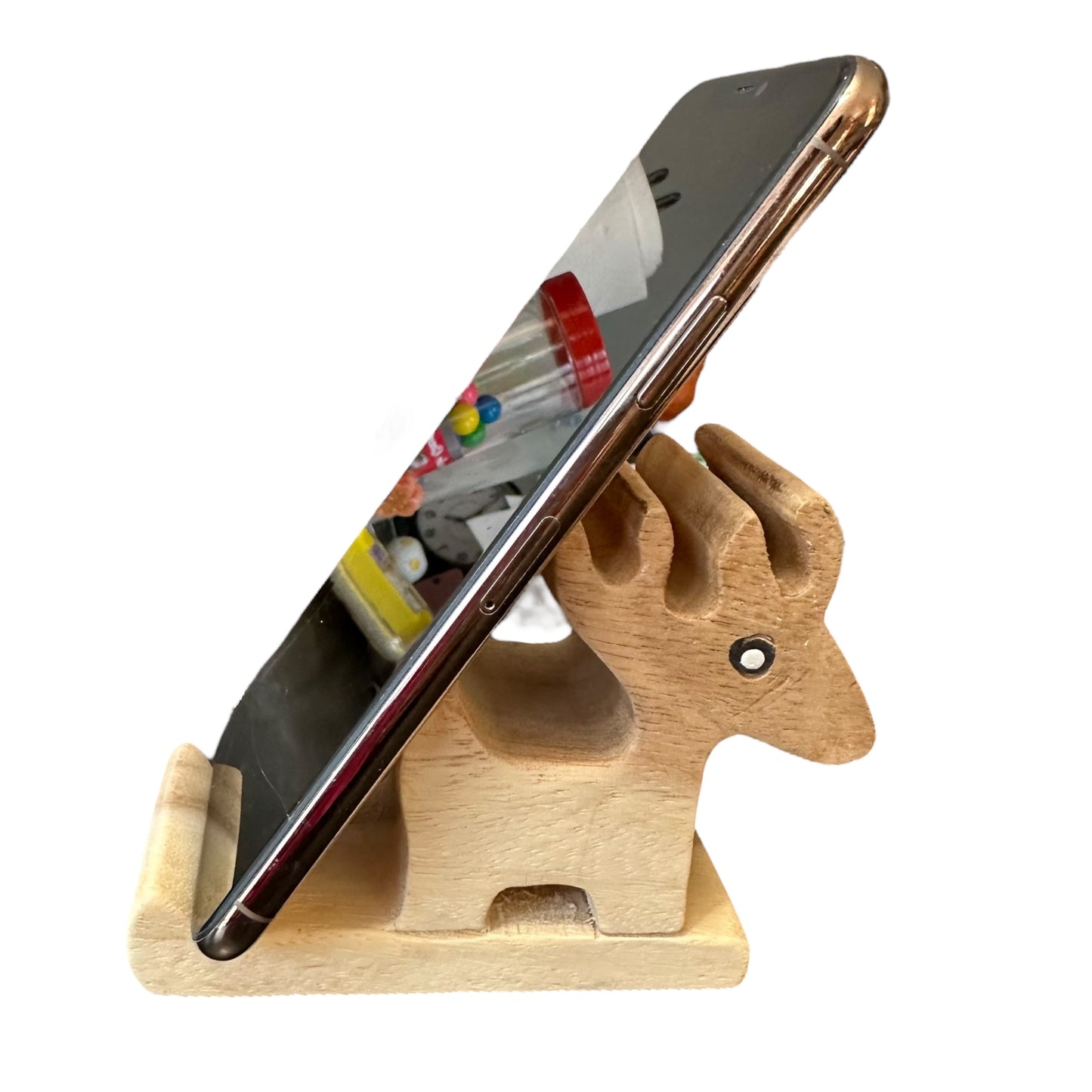 Wooden DeerCellphone Stand