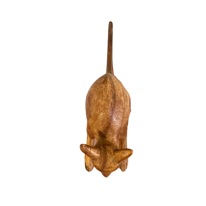 Wooden Kangaroo Figurine