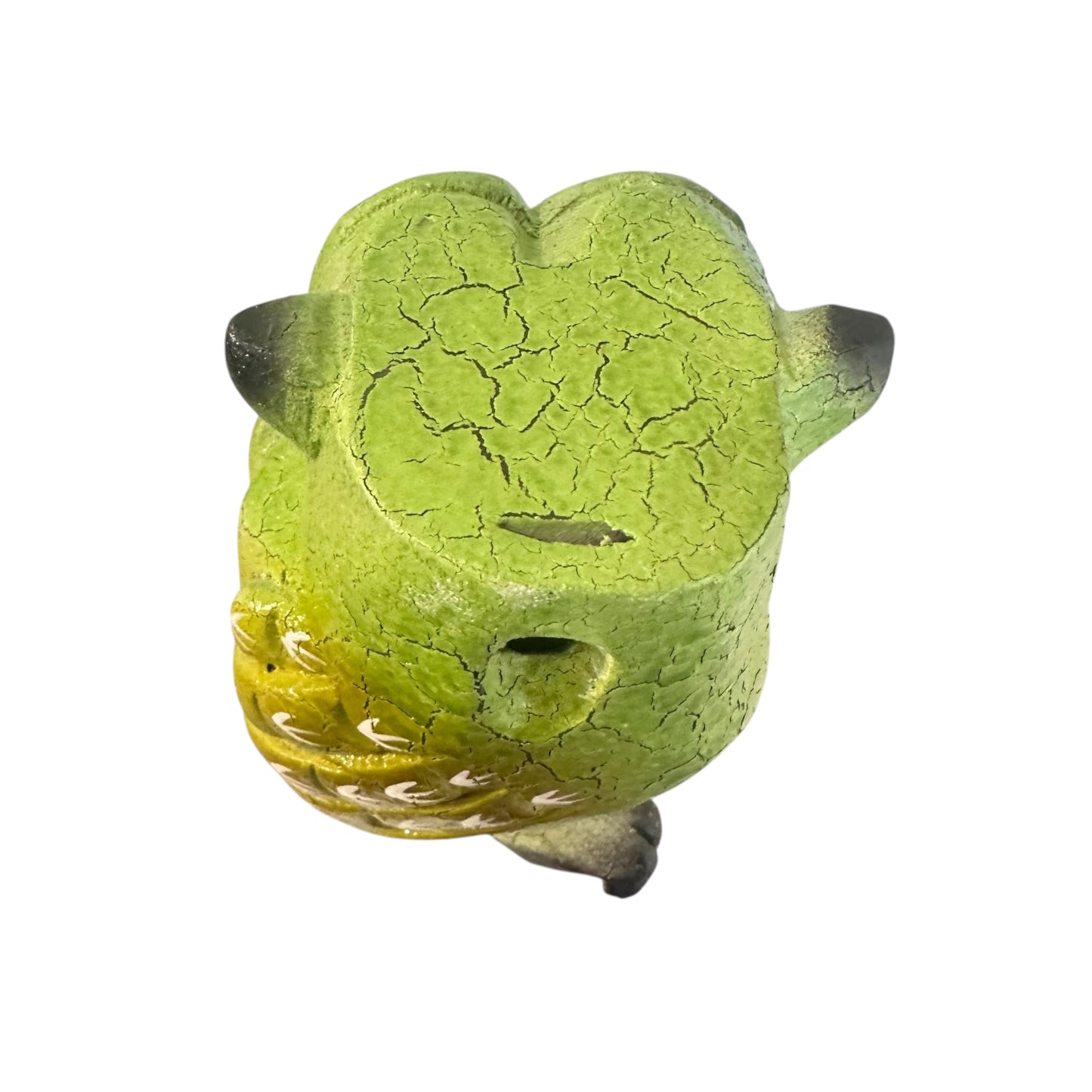 4" Green Forest Wooden Musical Whistle Owl  Instrument