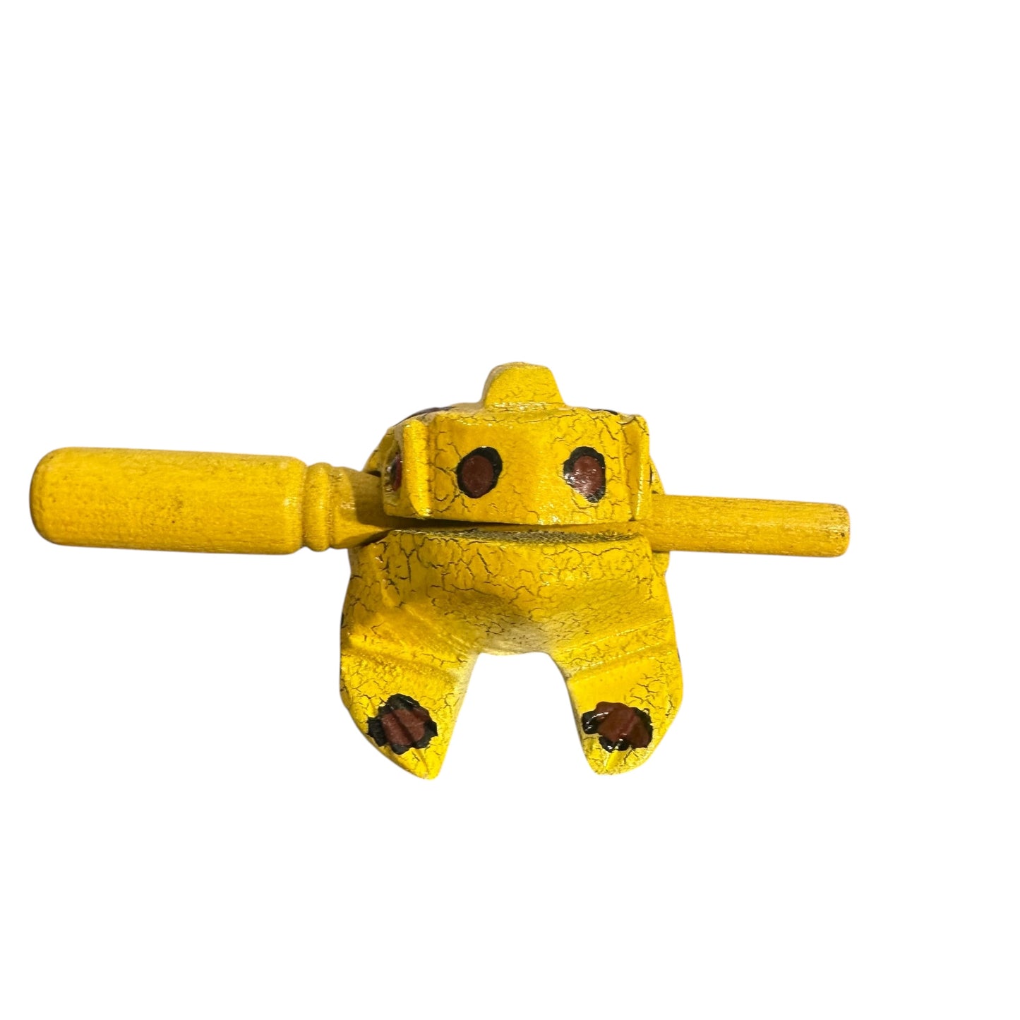 2" Wooden Musical Frog - Mango Design (Percussion Instrument)