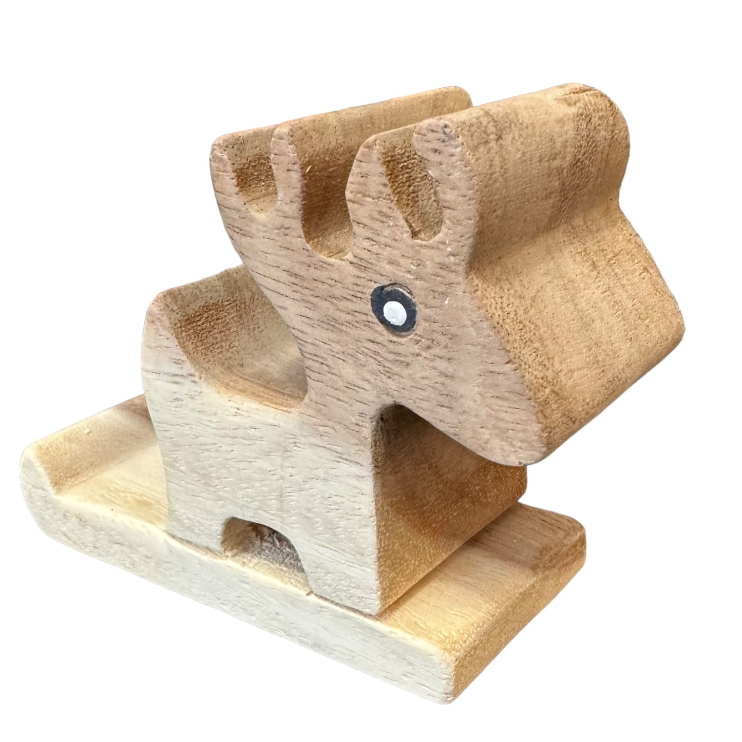 Wooden DeerCellphone Stand