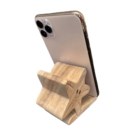 Wooden Starfish Phone Holder