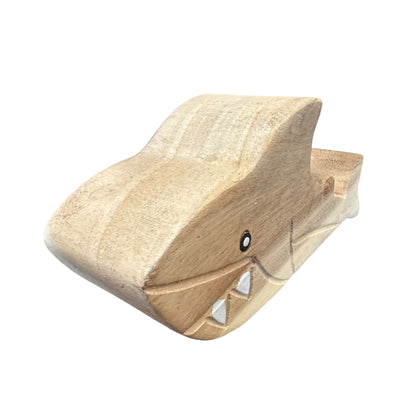 Wooden Shark Phone Holder