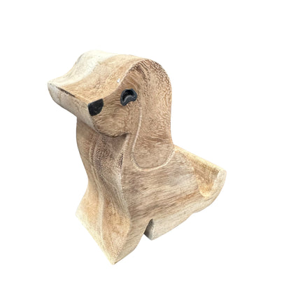 Wooden Beagle Phone Holder