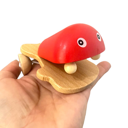 Wooden Fish Castanet | Montessori Music Toy, Sound Therapy Red