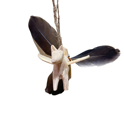 Wooden Wind Spinning Flying Horse
