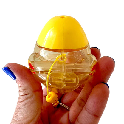 Clear Water Whistle Bird - Whimsical Water-Filled Whistle (Yellow)