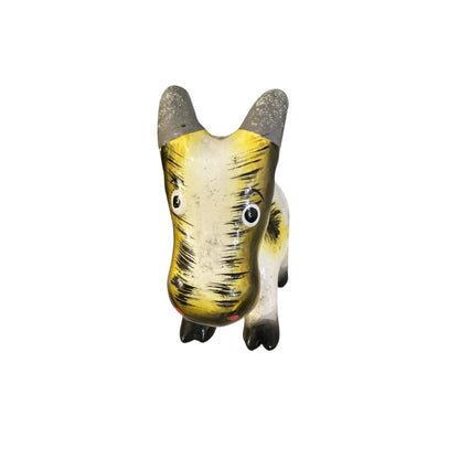 Hand-Painted Wooden Goat Figurine – Artisan Crafted