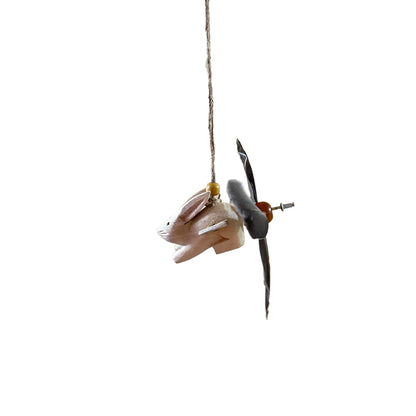 Wooden Wind Spinning Flying Rabbit