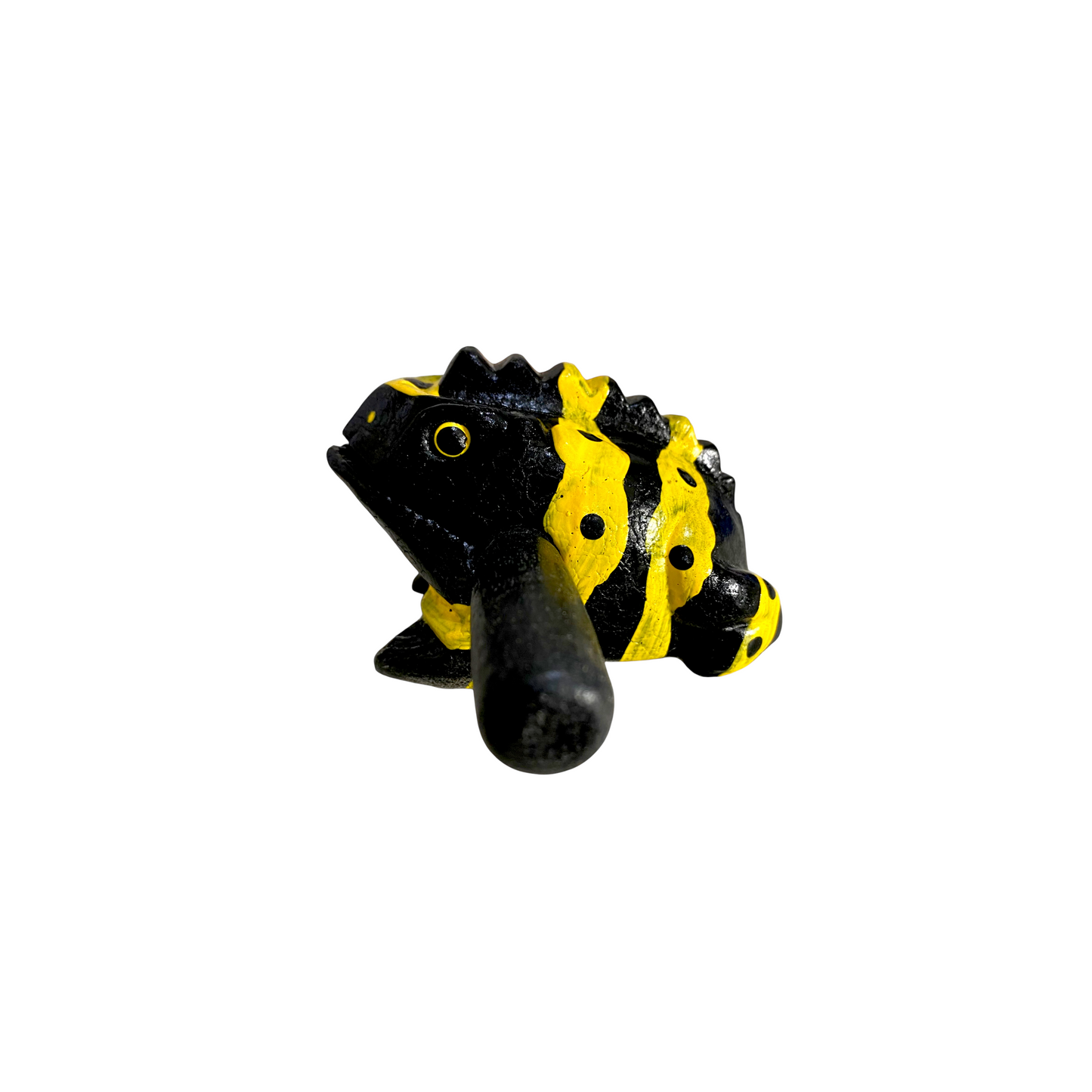 1.5" Extra Small Yellow Dart Frog Musical Frog Percussion Instrument