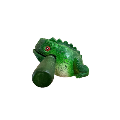 3" Medium Green Tree Musical Percussion Frog