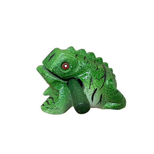 3" Medium Forest Frog Musical Percussion Frog