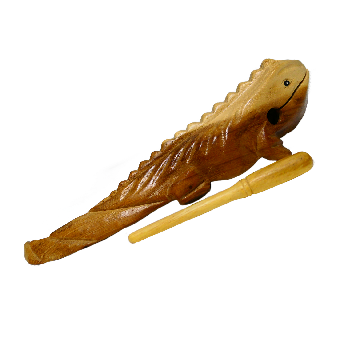 Wooden Musical Iguana Percussion Instrument