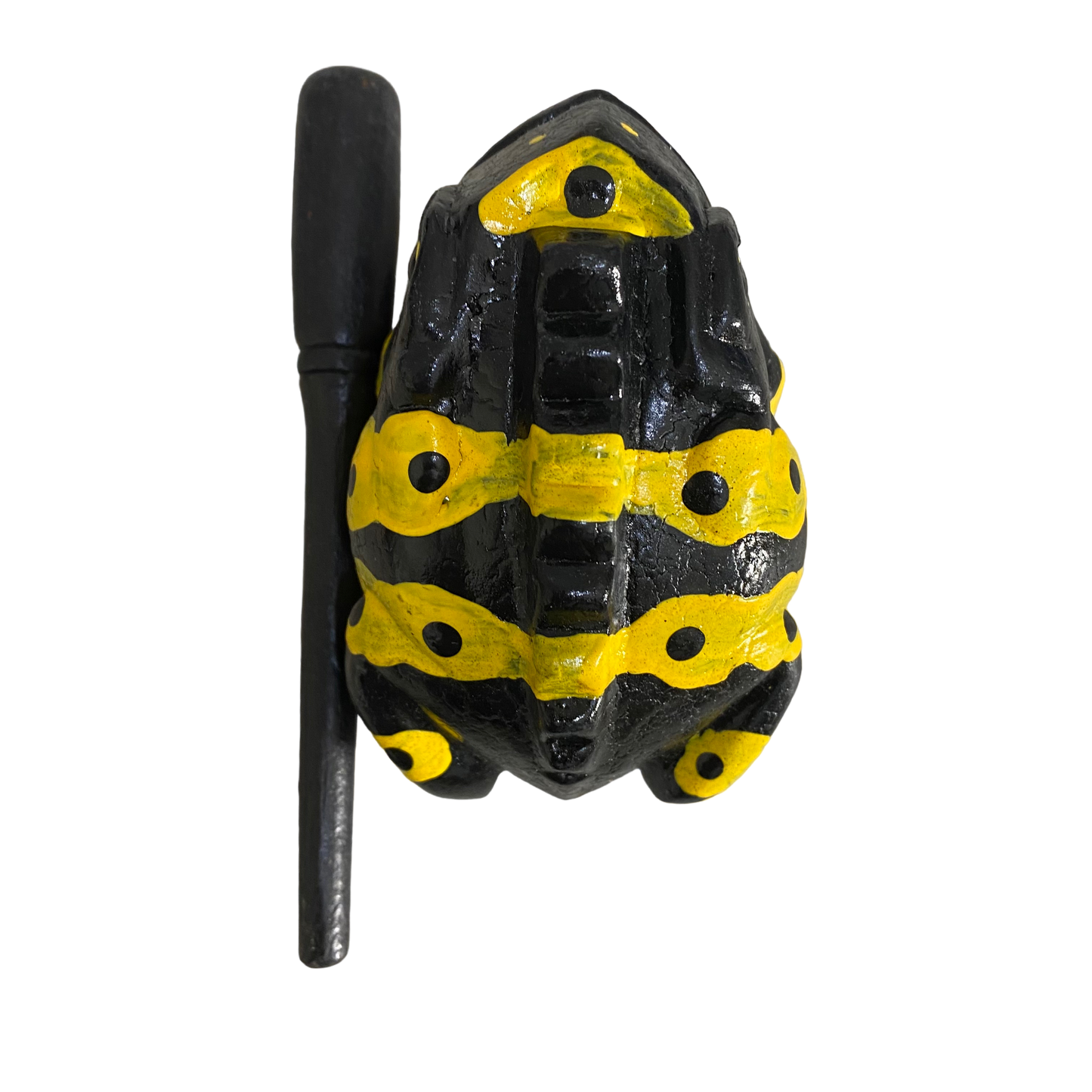 1.5" Extra Small Yellow Dart Frog Musical Frog Percussion Instrument