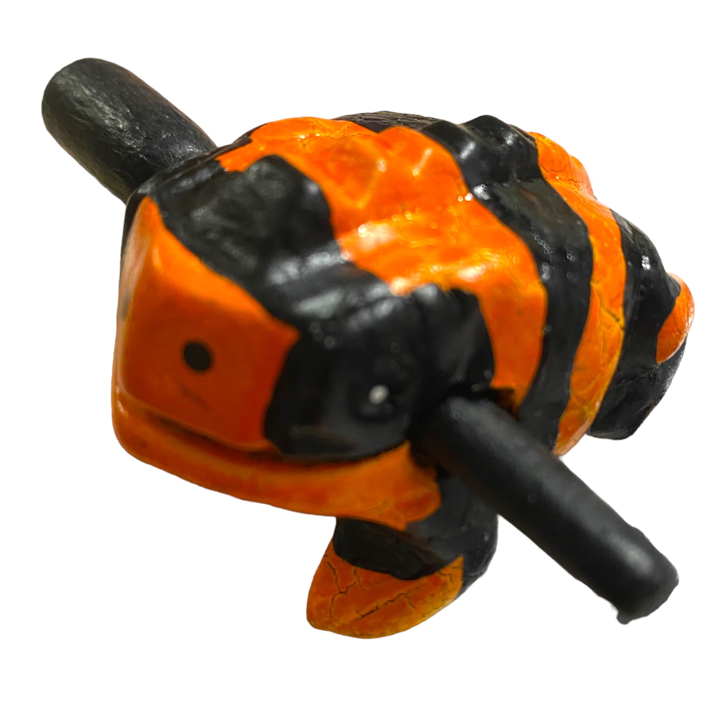 1.5" Extra Small Orange Dart Frog Musical Frog Percussion Instrument