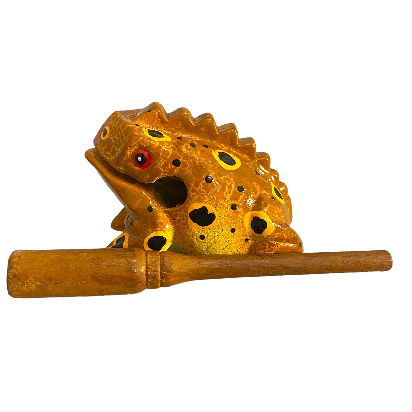 3" Medium Cinnamon Musical Percussion Frog3"