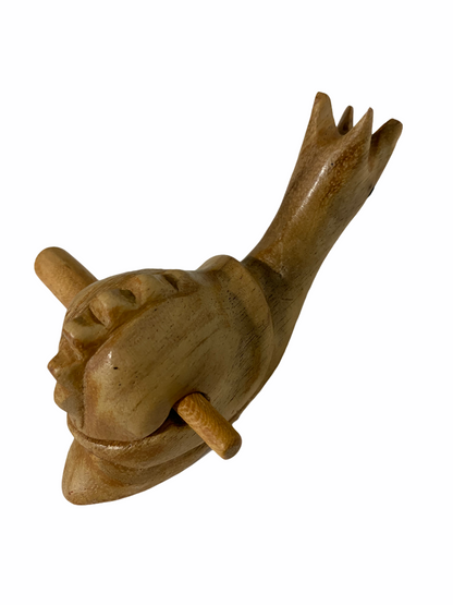 Wooden Musical Snail Percussion Instrument