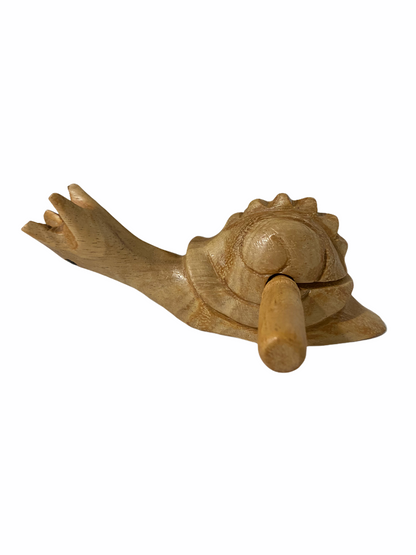 Wooden Musical Snail Percussion Instrument