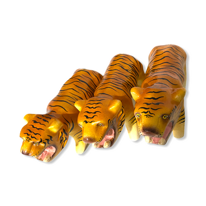 Painted Wooden Musical Whistle Tiger Instrument