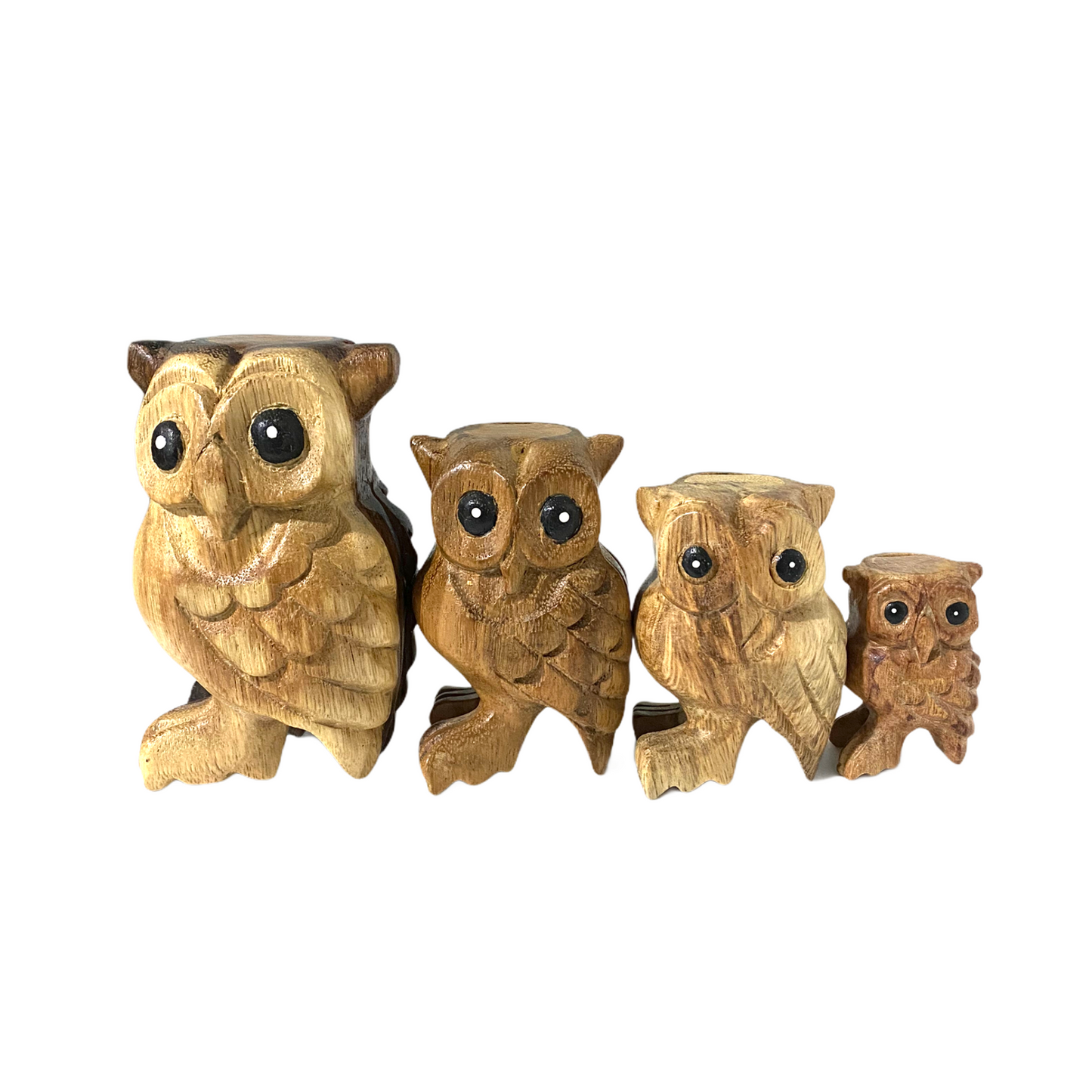 3" Wooden Musical Whistle Owl Percussion Instrument