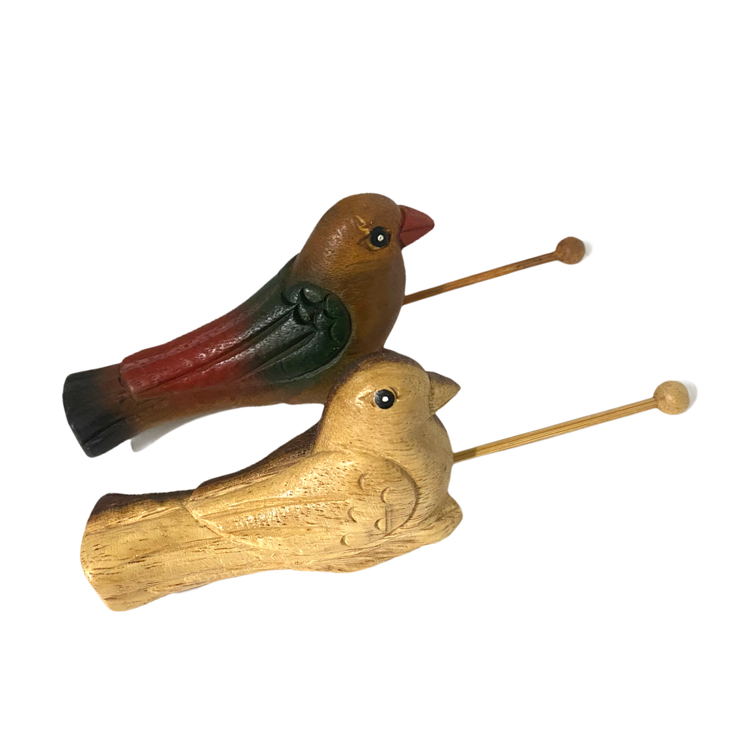 Painted Musical Whistle Bird Percussion Instrument