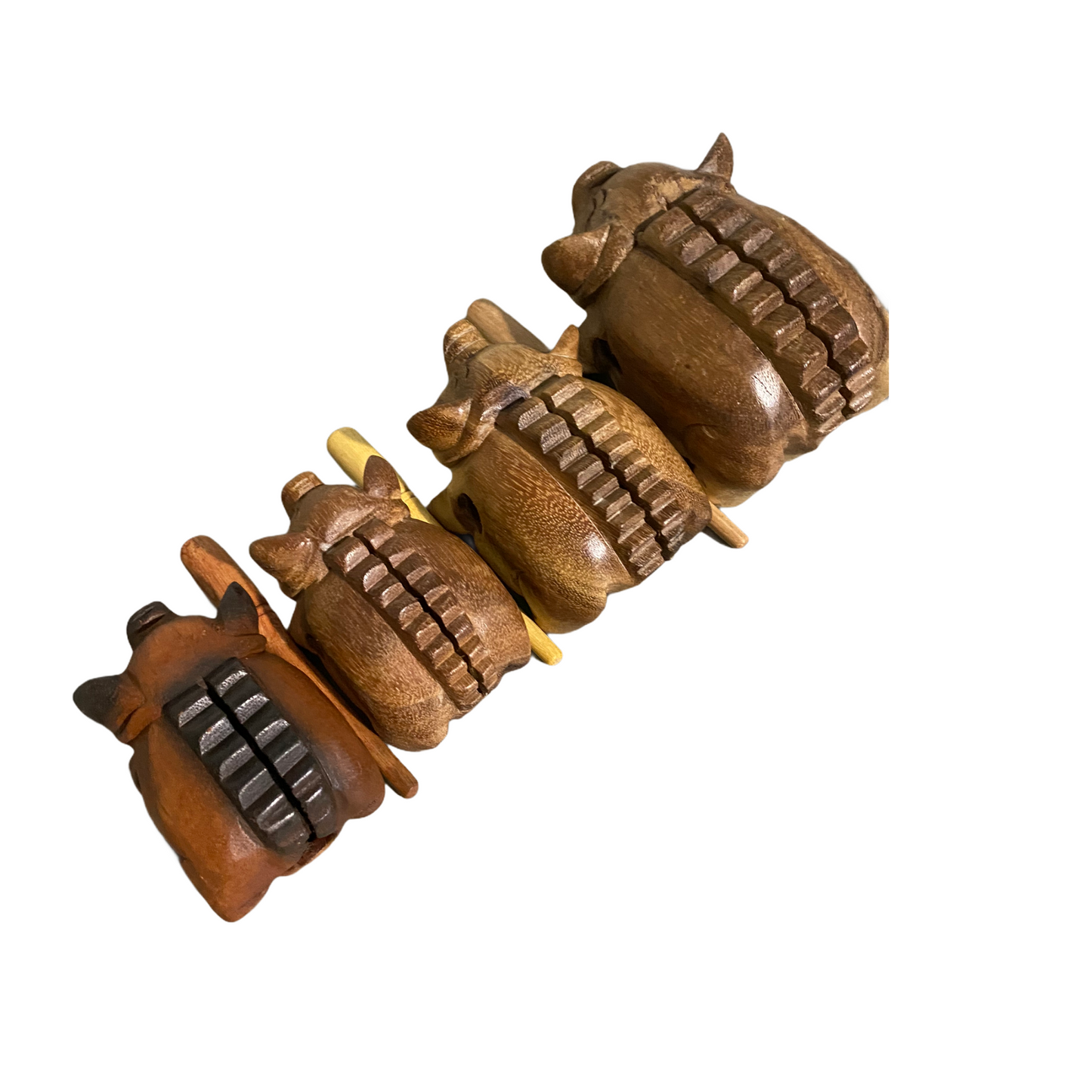 4" Wooden Musical Pig Percussion Instrument