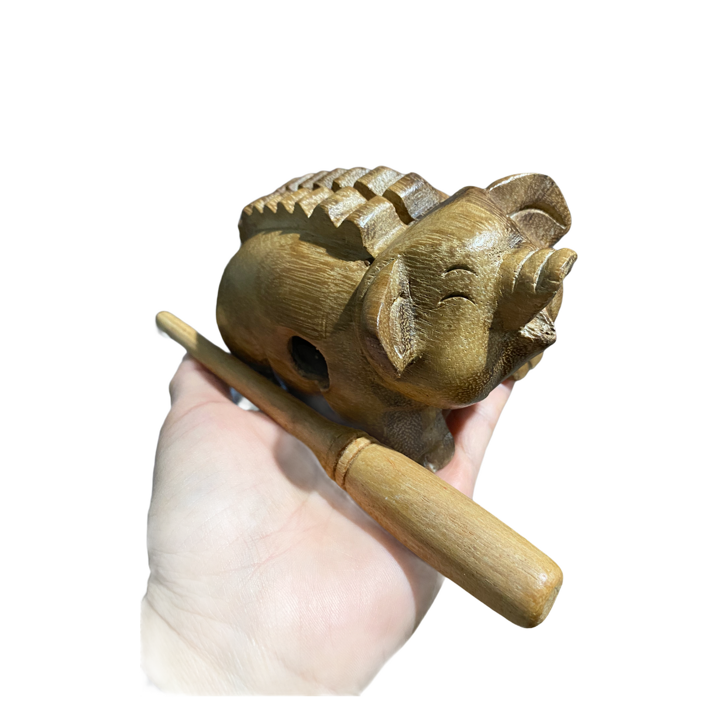 4" Wooden Musical Pig Percussion Instrument