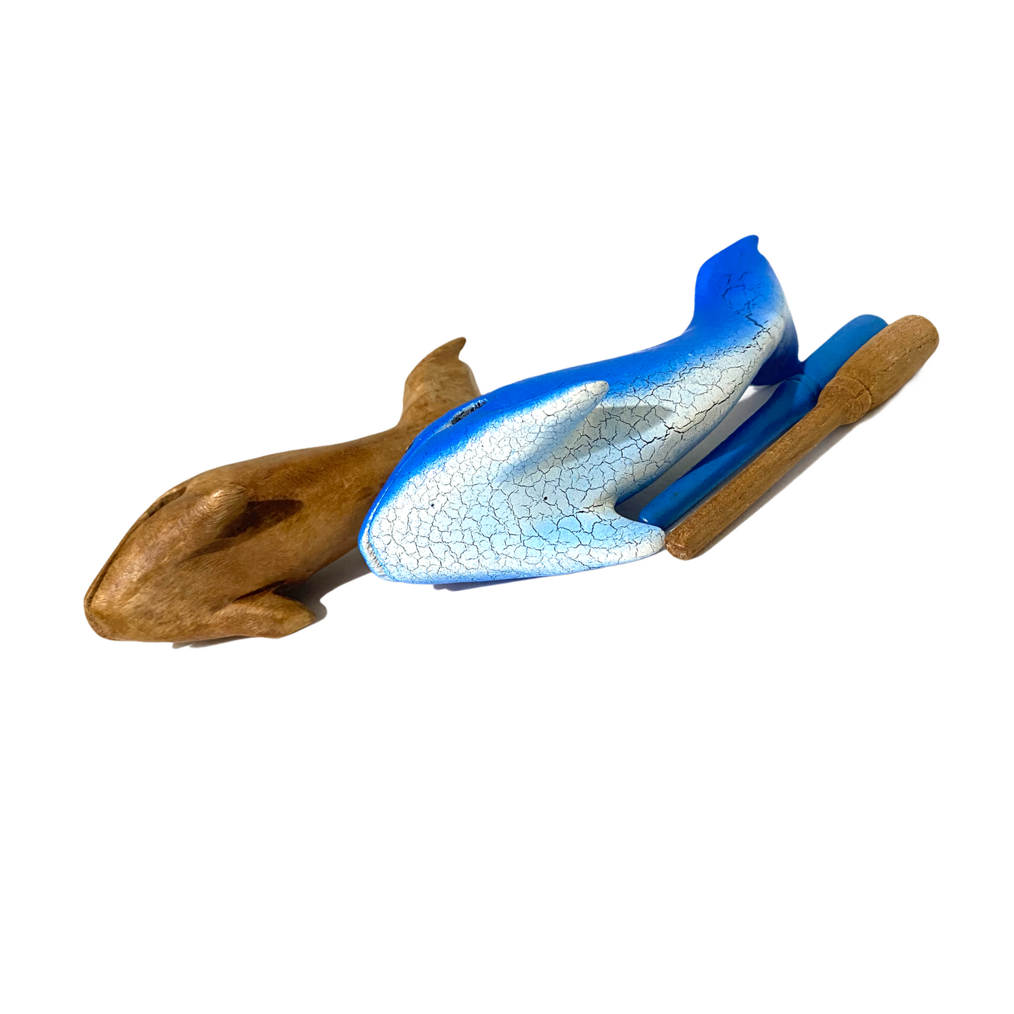 Blue Musical Whistle Dolphin Percussion Instrument