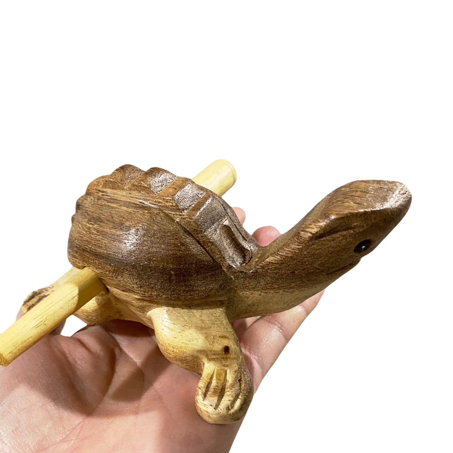 Wooden Musical Turtle Percussion Instrument