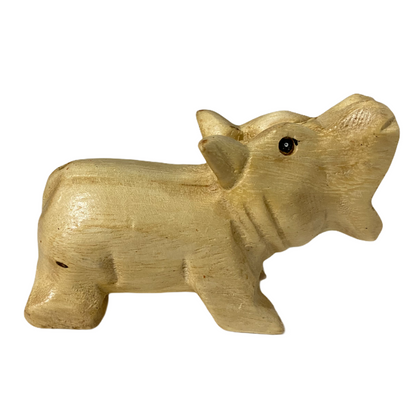 Wooden Musical Whistle Hippo Instrument