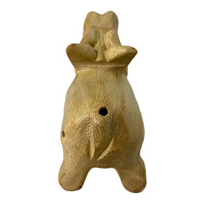 Wooden Musical Whistle Hippo Instrument