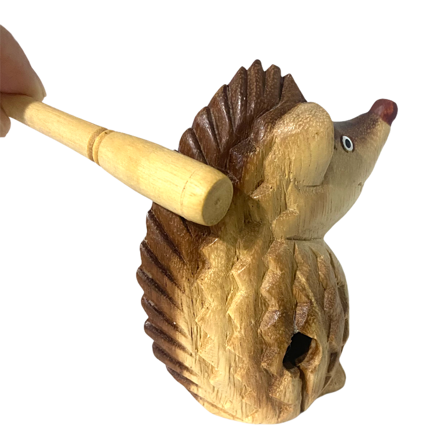 Wooden Musical Porcupine Percussion Instrument