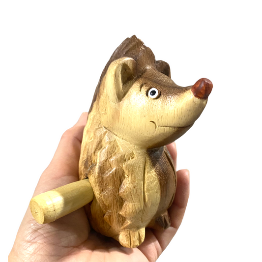 Wooden Musical Porcupine Percussion Instrument