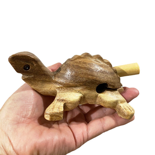 Wooden Musical Turtle Percussion Instrument