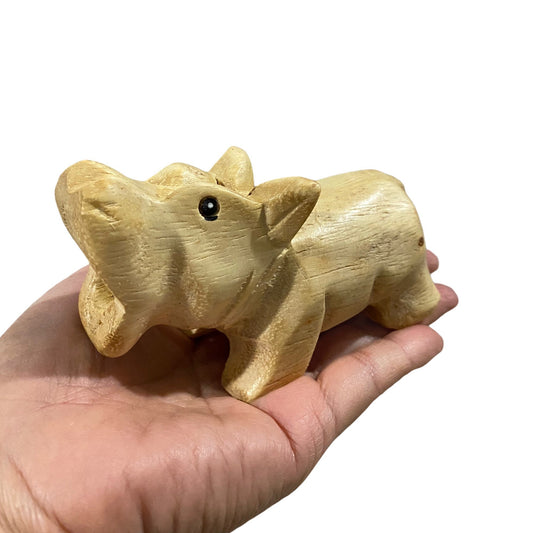 Wooden Musical Whistle Hippo Percussion Instrument