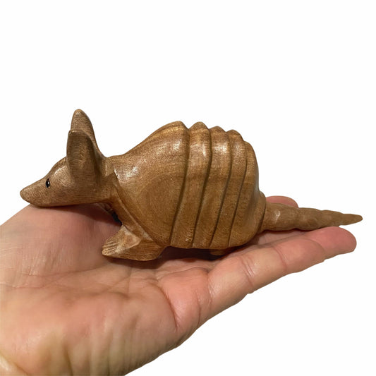 Wooden Musical Armadillo Whistle  Instrument